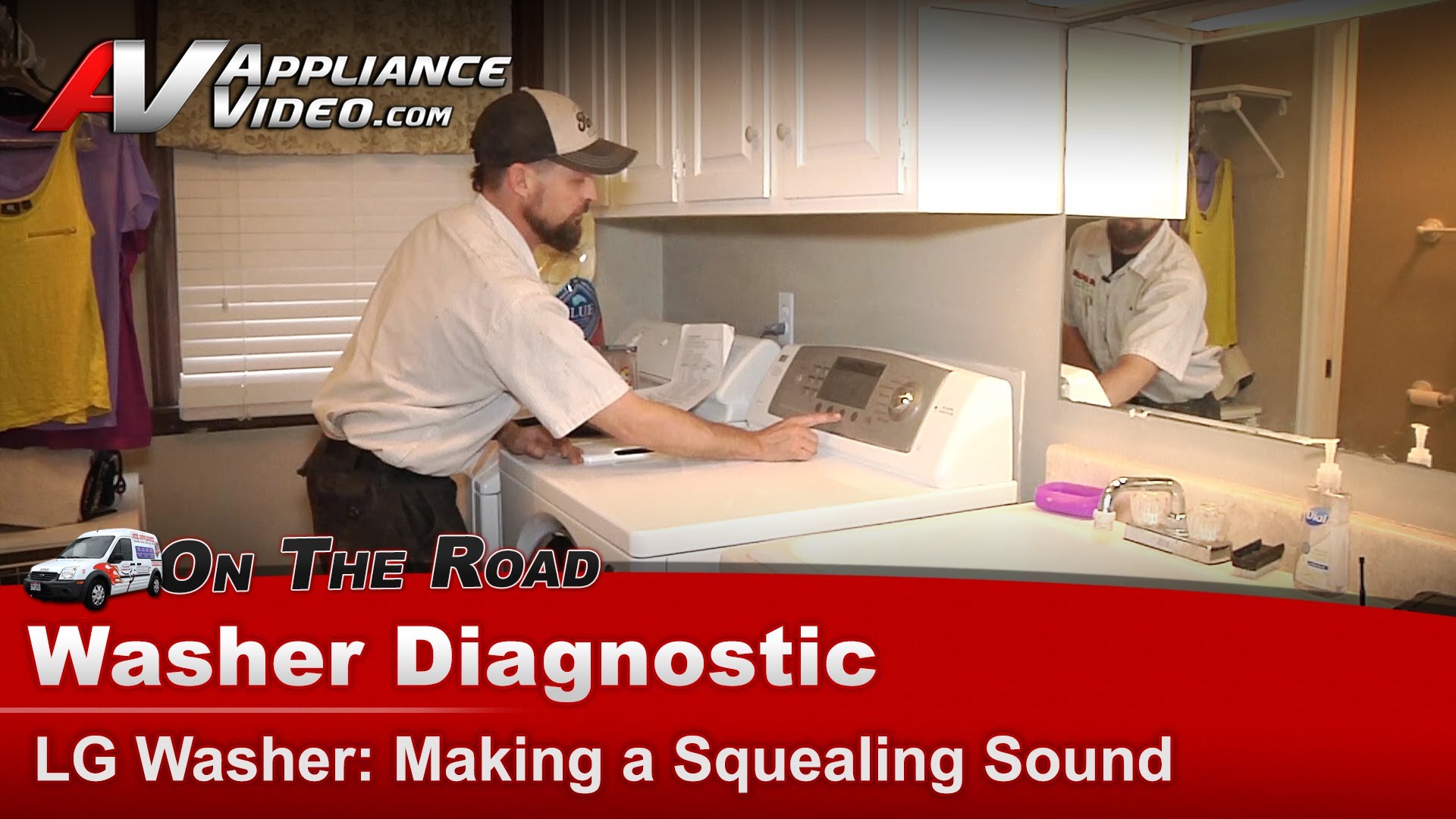 LG WM0642HW Washer Diagnostic Making a squealing noise Appliance