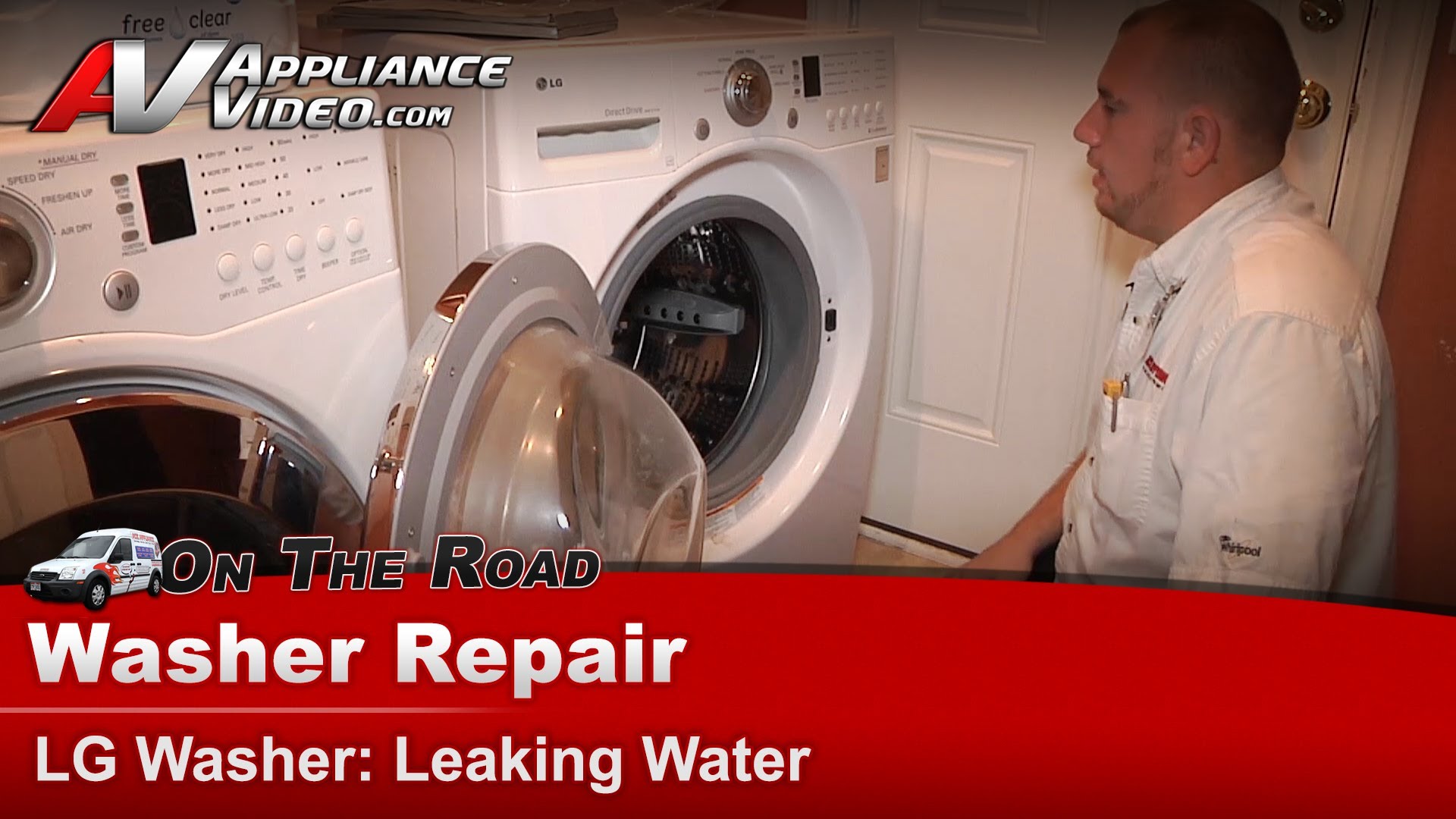 Lg Wm2101hw Washer Repair Leaking Water Gasket Appliance Video