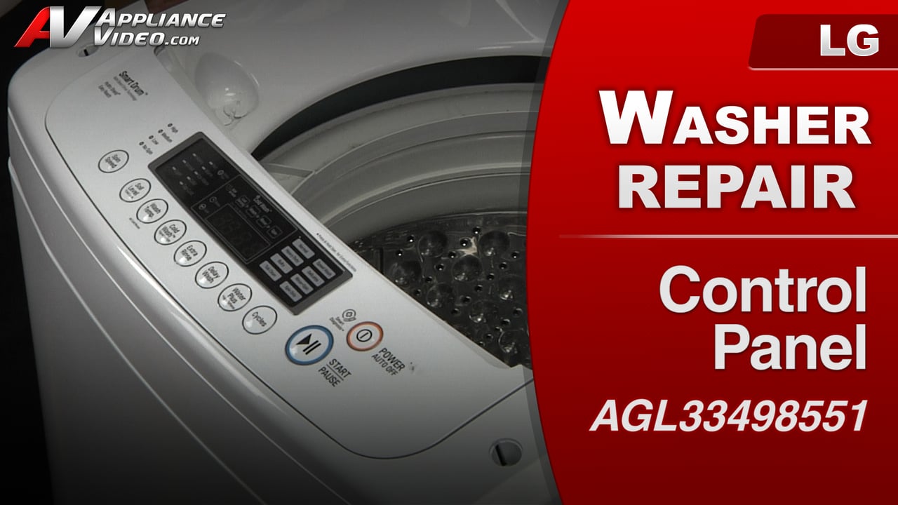 LG WT1001CW Washer – Buttons will not respond – Control Panel