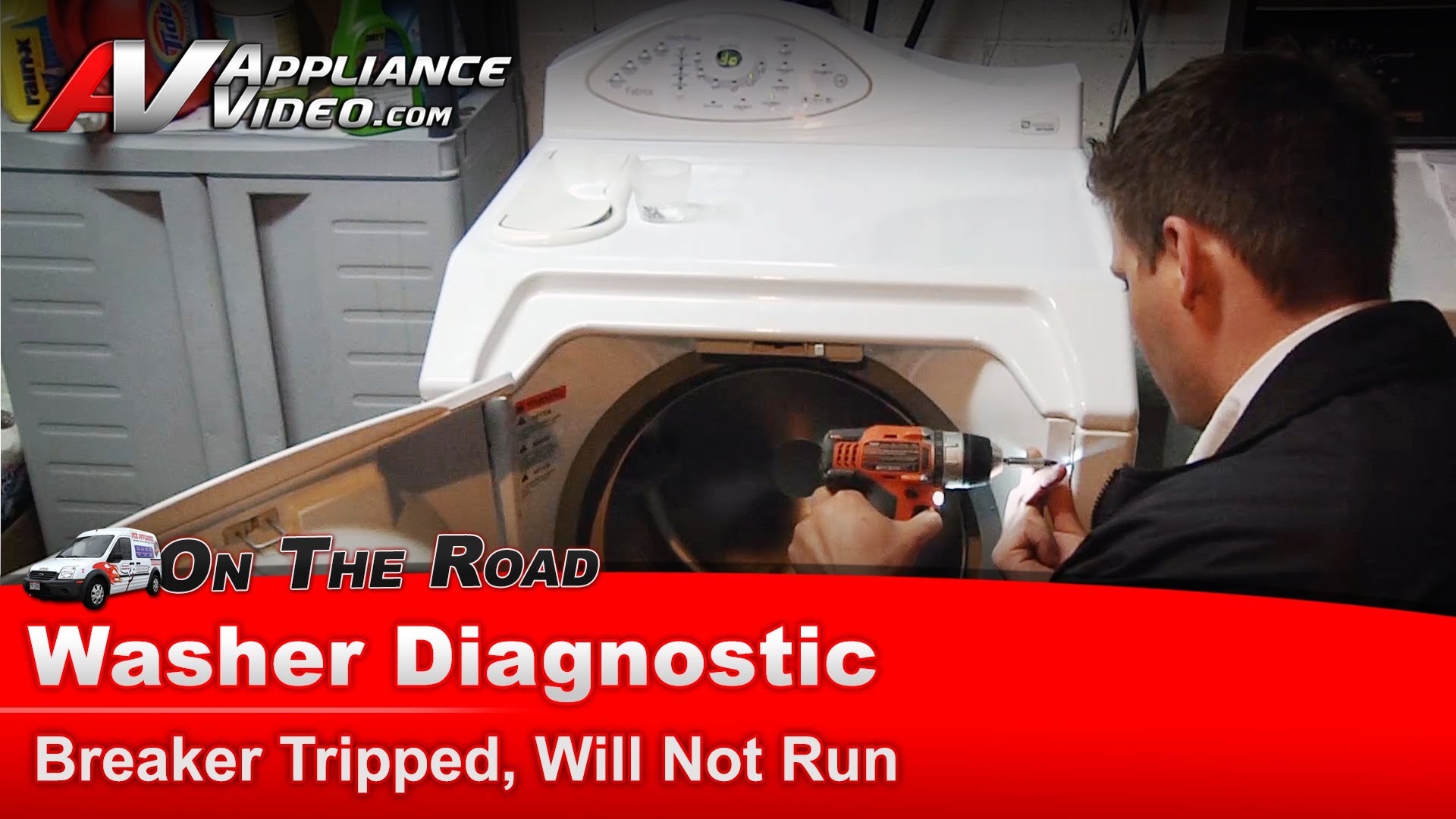 Maytag MAH5500BWW Washer Diagnostic Breaker tripped and will not