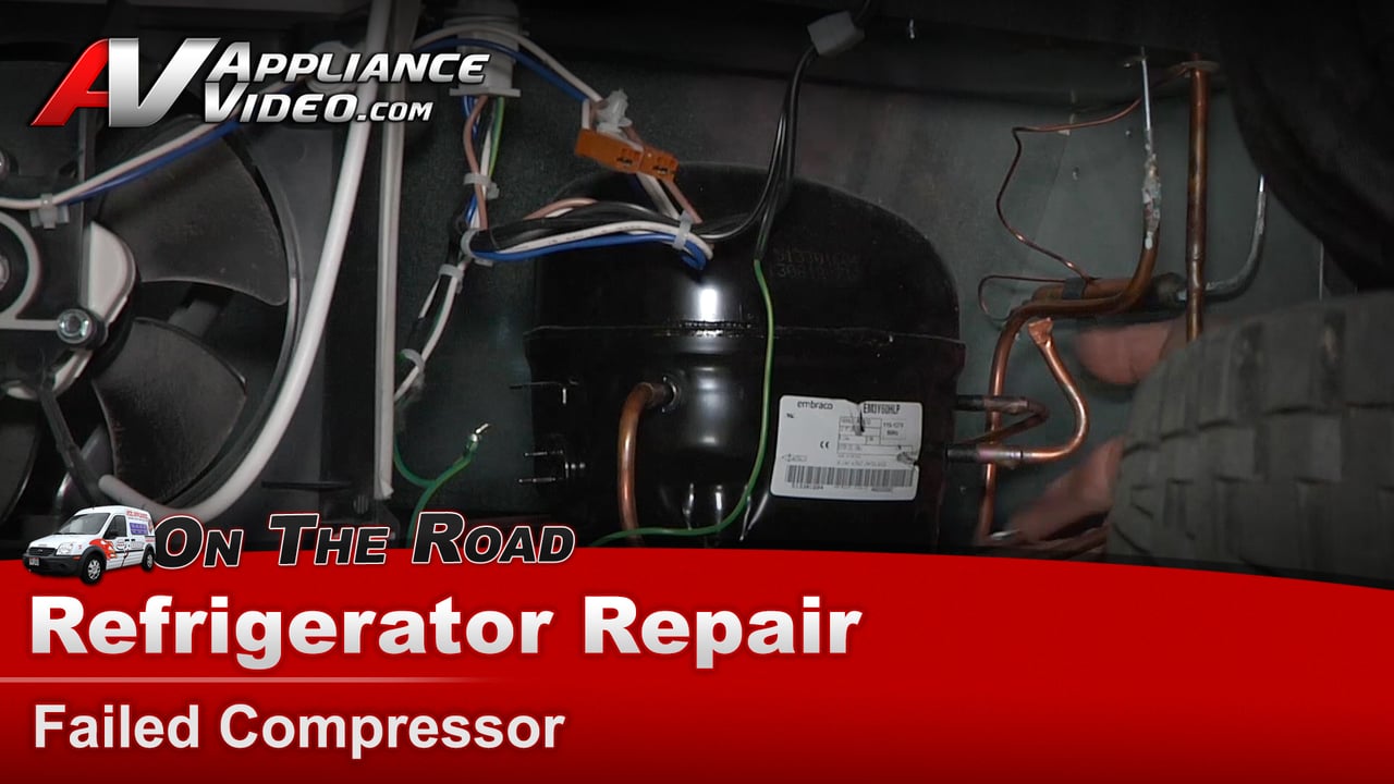 Maytag MBF1953YEB3 Refrigerator Repair Failed compressor Compressor