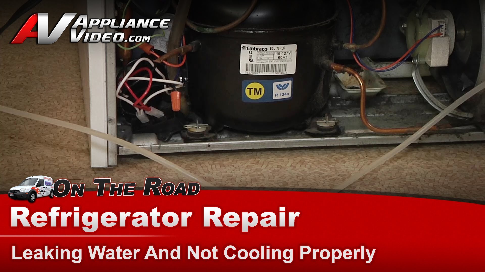Maytag MTF2156GEW Refrigerator Repair Leaking water and not cooling