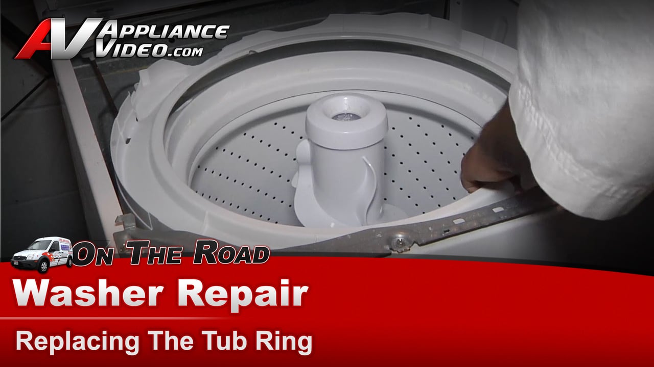 Maytag MVWC300XW0 Washer Diagnostic and Repair – Broken tub ring – Tub ...