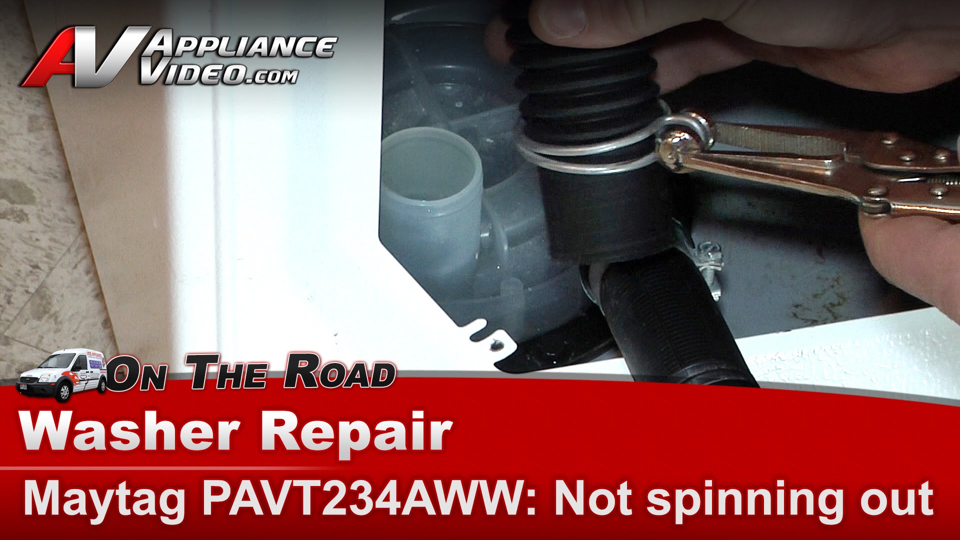 Maytag PAVT234AWW Washer Diagnostic Repair Not completely spinning