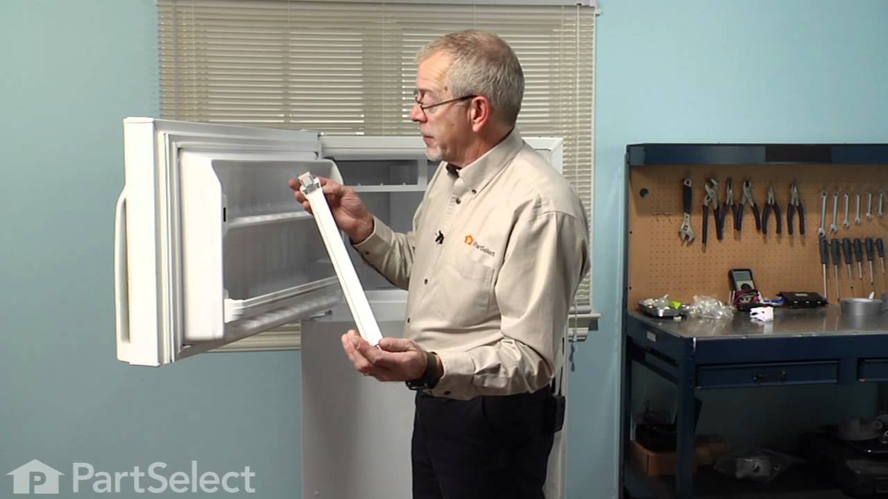 Replace a Cracked Shelf End Cap on a GE Refrigerator Appliance Video
