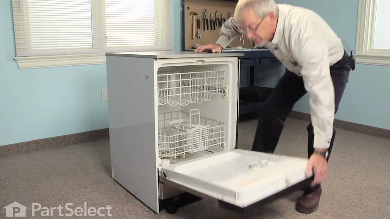 Replace Broken or Cracked Wheel and Axel on your GE Dishwasher