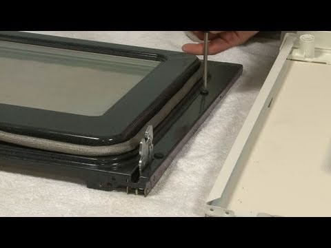 Replacing A Door Hinge On A Frigidaire Stove Appliance Video