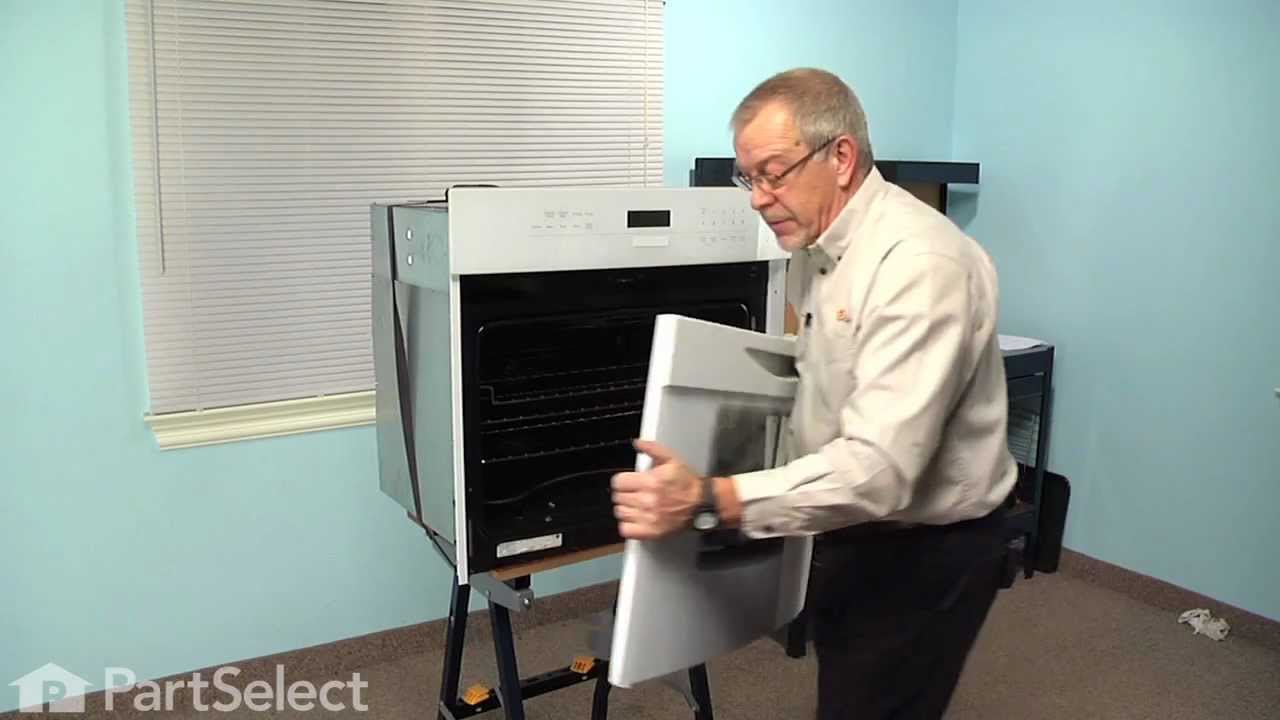 Replacing Door Hinge on an Amana Wall Oven Appliance Video