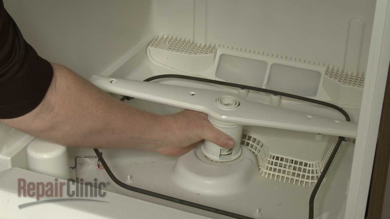 Replacing Lower Spray Arm on a GE Washer Appliance Video