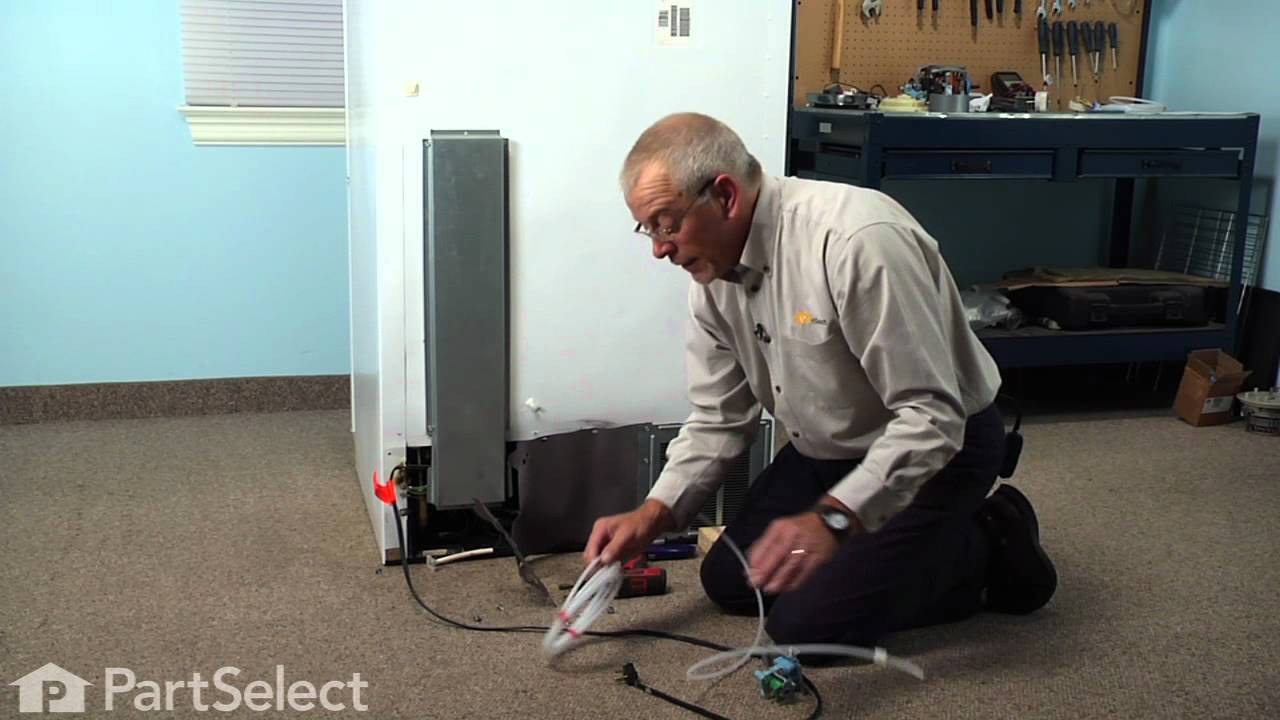 Replacing Water Tube Kit on a Kenmore Refrigerator Appliance Video