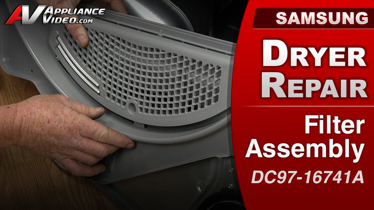 Samsung DV422EWHDWR Dryer – Clothes still damp – Filter Assembly
