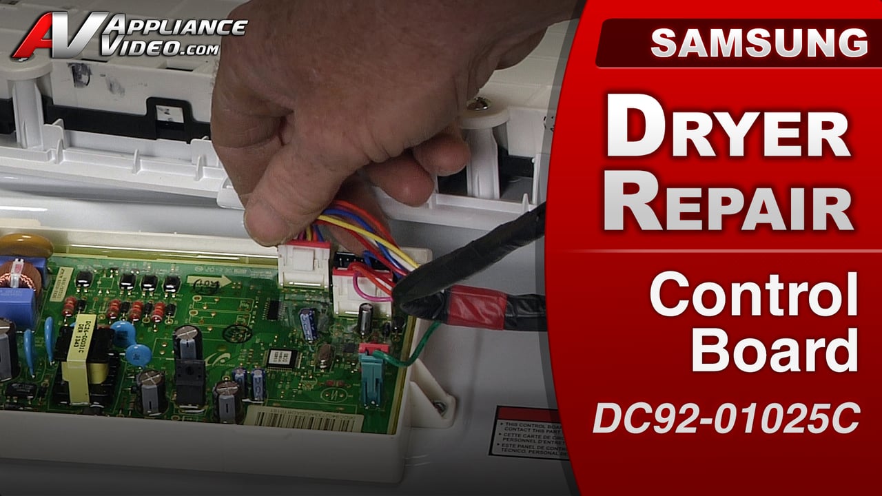 Samsung DV422EWHDWR Dryer – Control will not respond – Control Board