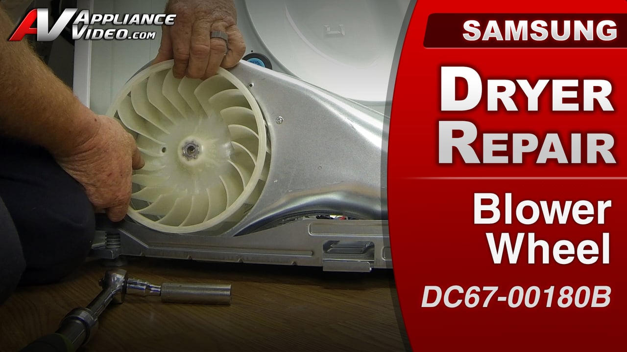 Samsung DV422EWHDWR Dryer – Rattling noise – Blower Wheel