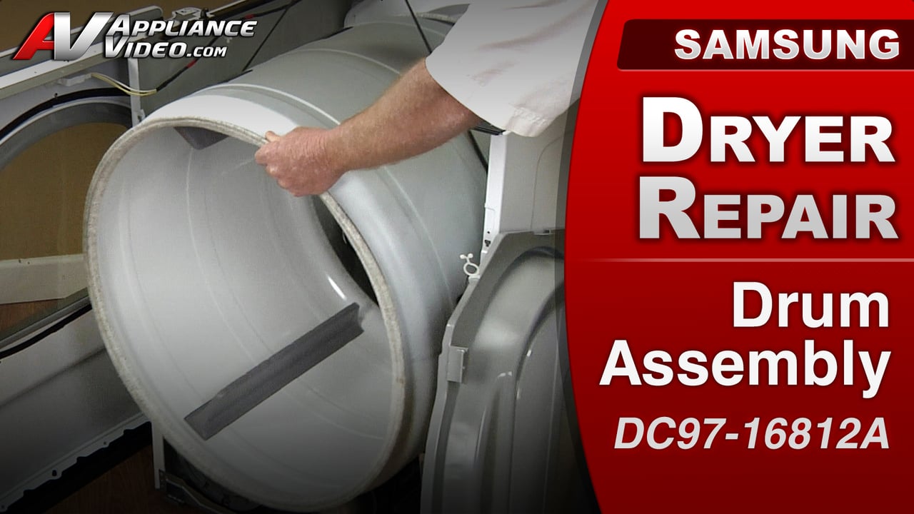 Samsung DV422EWHDWR Dryer – Thumping sound – Drum Assembly