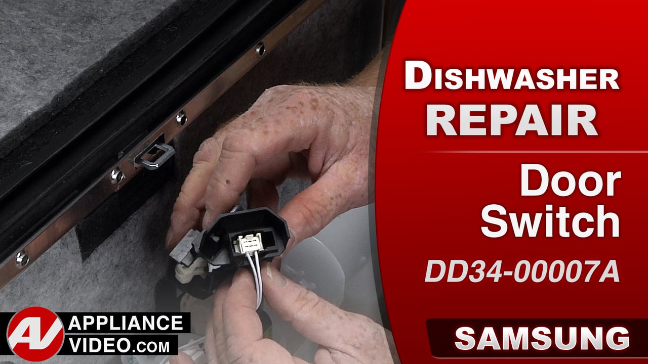 Samsung DW80J9945US Dishwasher – Dishwasher will not run – Door Switch