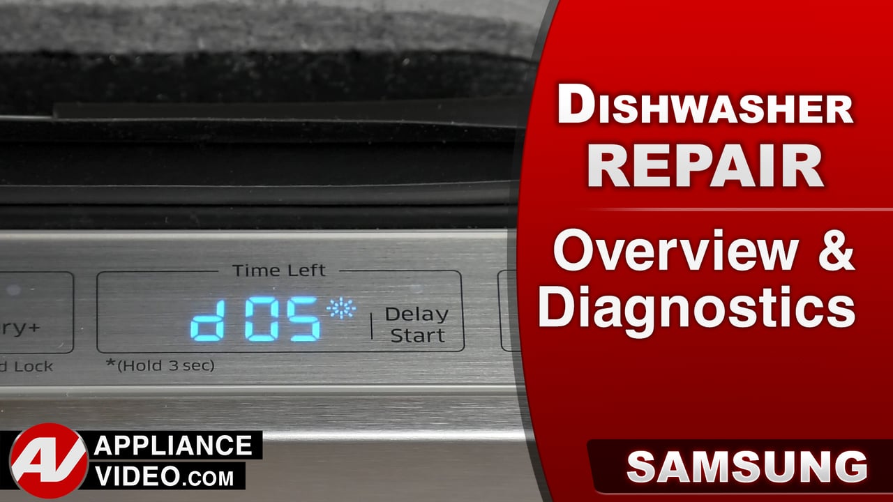 Samsung DW80J9945US Dishwasher – Overview and Diagnostic