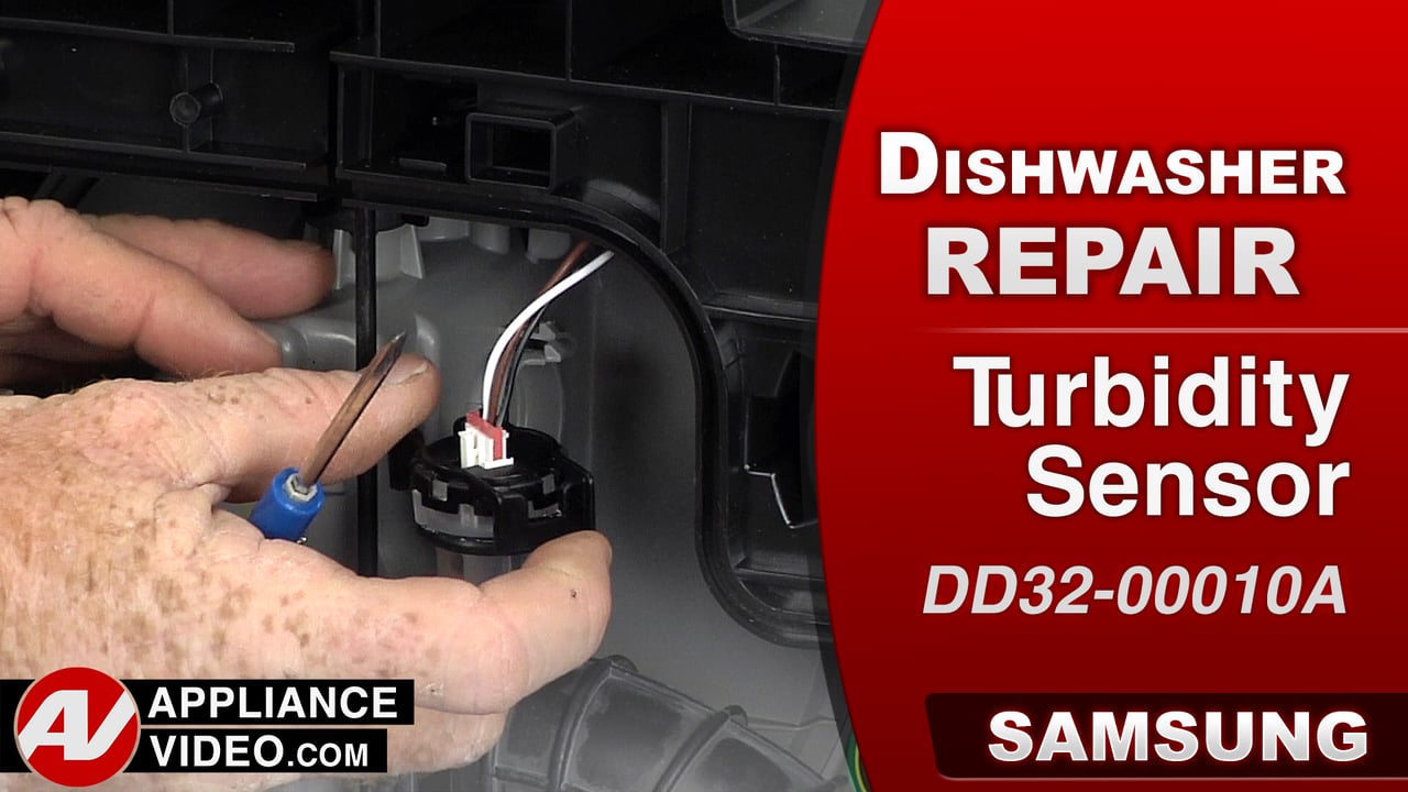 Samsung DW80J9945US Dishwasher – Wash cycle continues indefinitely – Turbidity Sensor