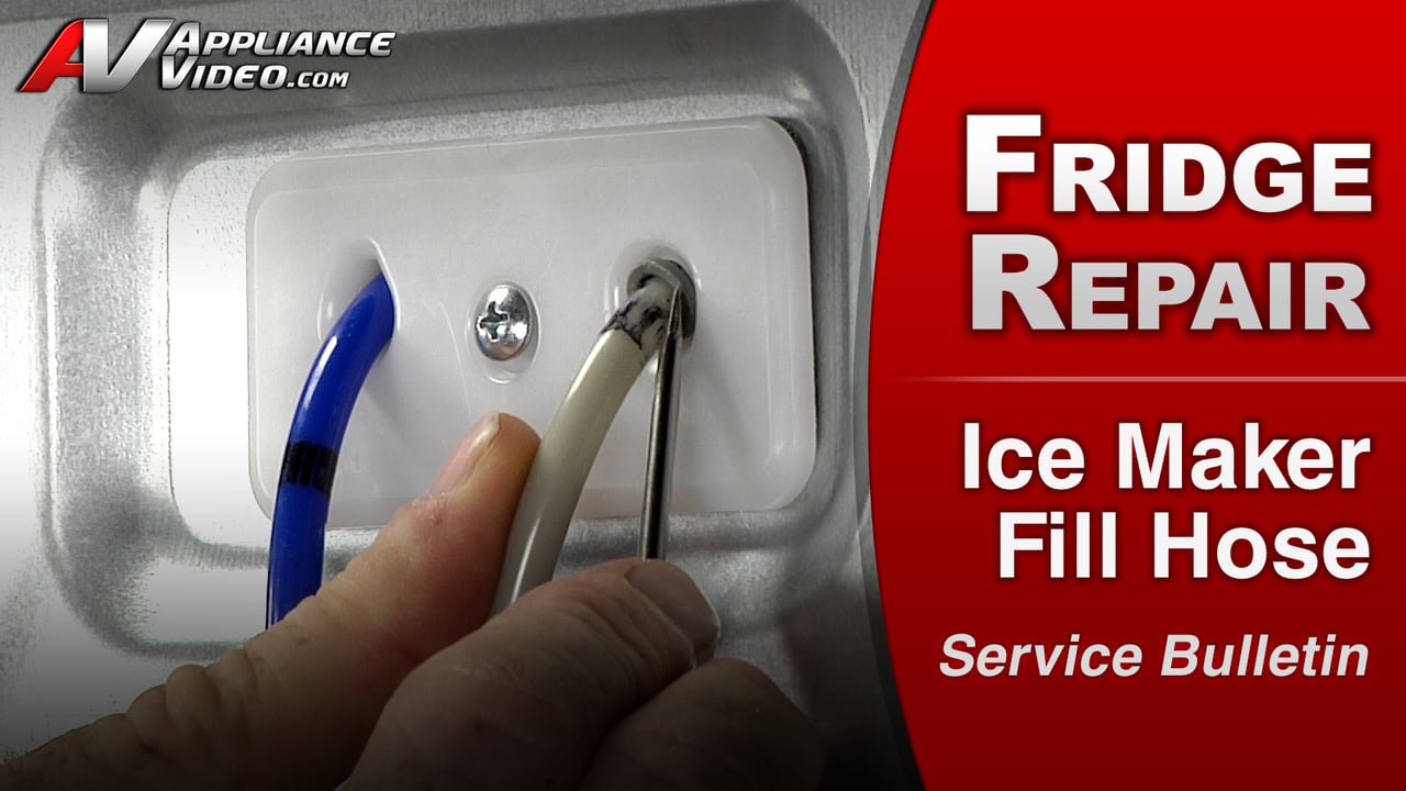 Samsung RF263TEAESR Refrigerator – Service Bulletin – Ice Maker Fill Hose