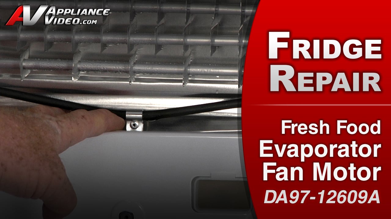 Samsung RF263TEAESR Refrigerator – Not cooling in Fridge – Fresh Food Evaporator Fan Motor