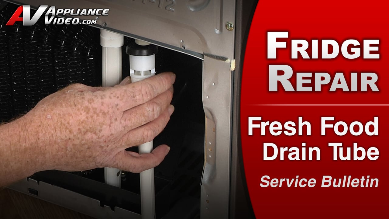 Samsung RF263TEAESR Refrigerator – Service Bulletin – Defrost and Drain Issue – Fresh Food Evaporator Drain Tube