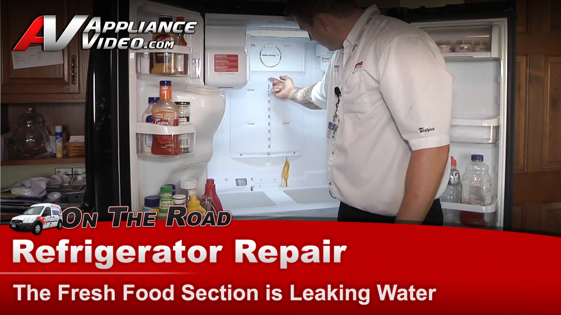 Samsung RF268ABBP Refrigerator Repair Fresh food section is leaking