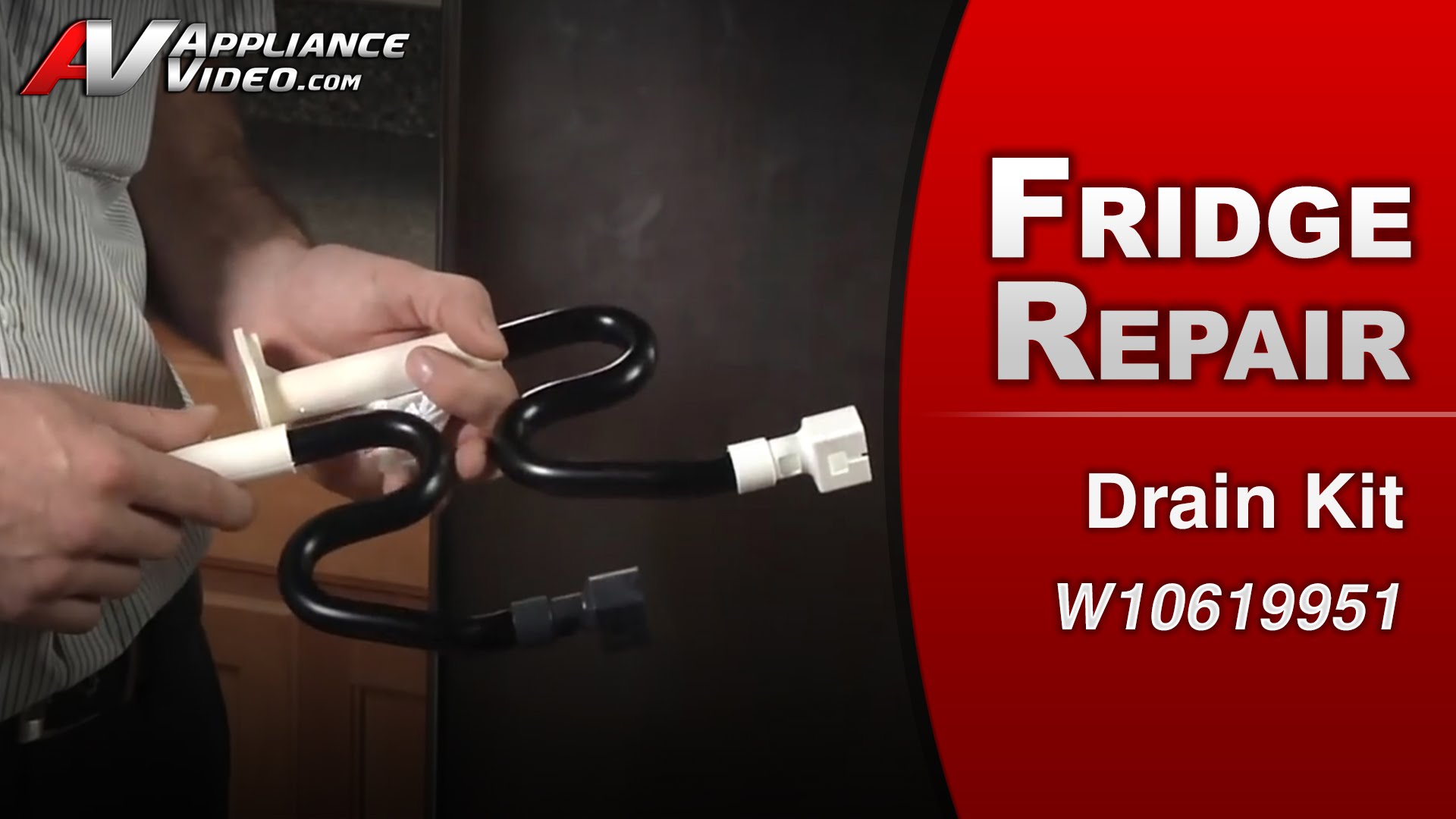 Update Drain Fix Kit Whirlpool Refrigerator Water Leaking Appliance Video