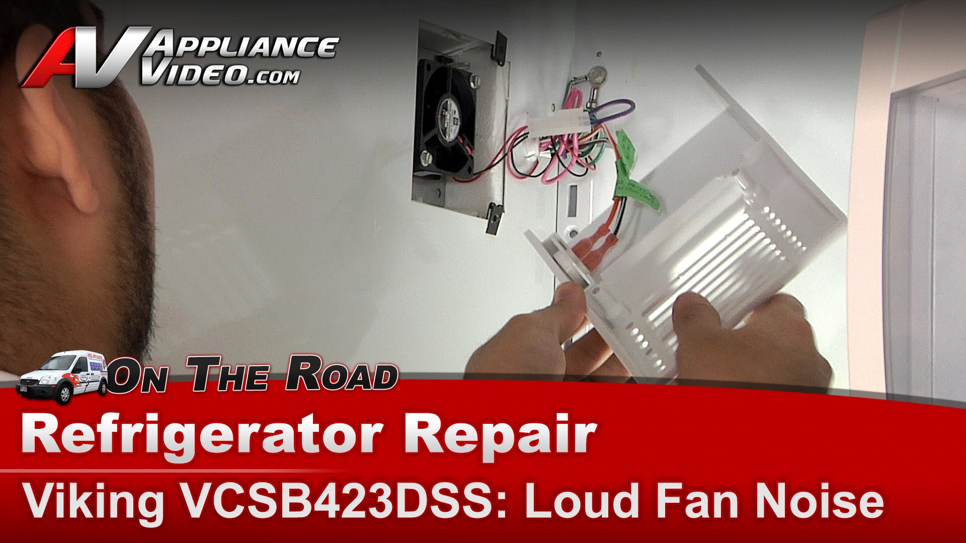 Viking VCSB423DSS Refrigerator Diagnostic Repair Loud fan noise