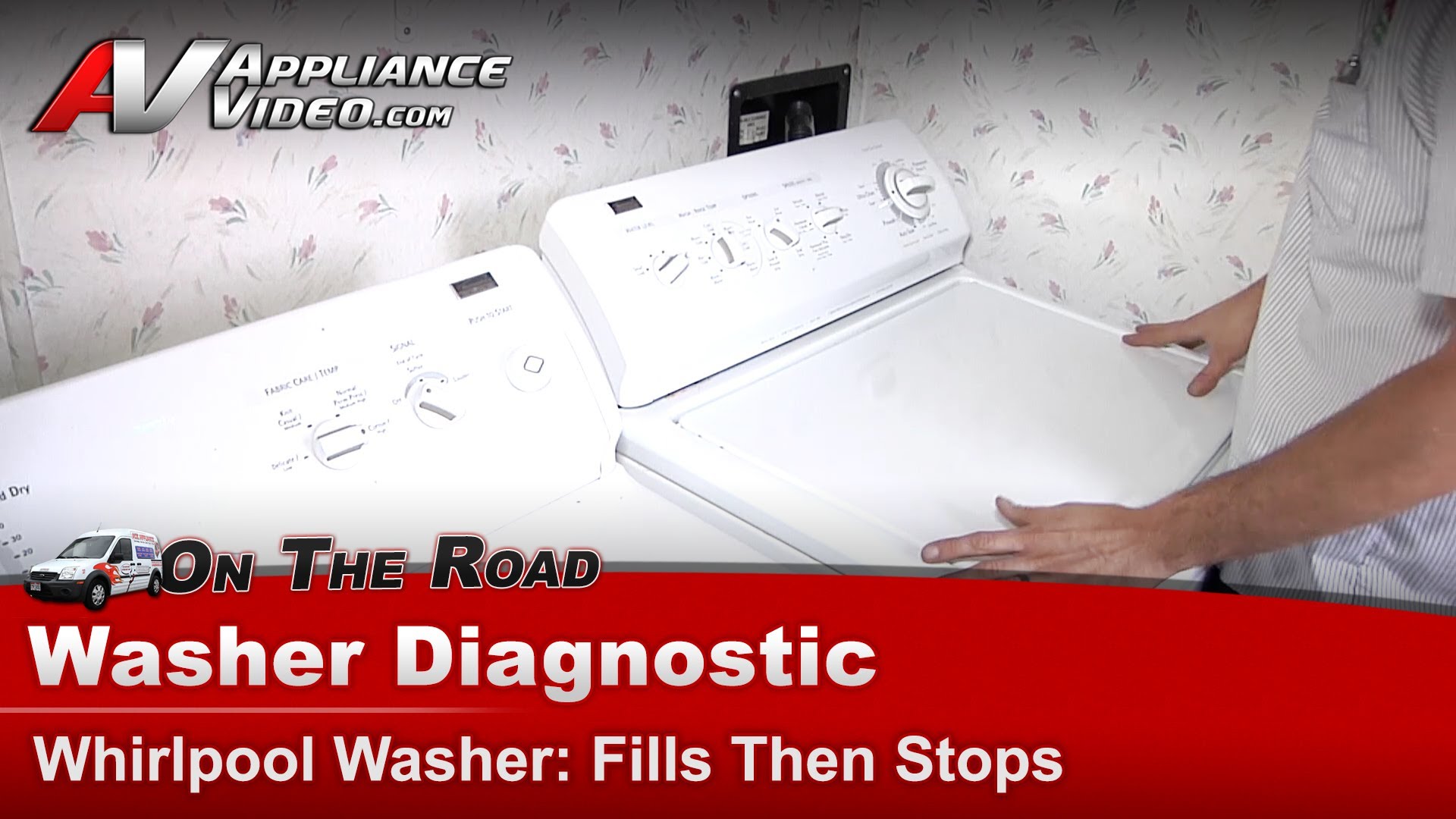 Whirlpool 11026922503 Washer Diagnostic and Repair Fills then stops