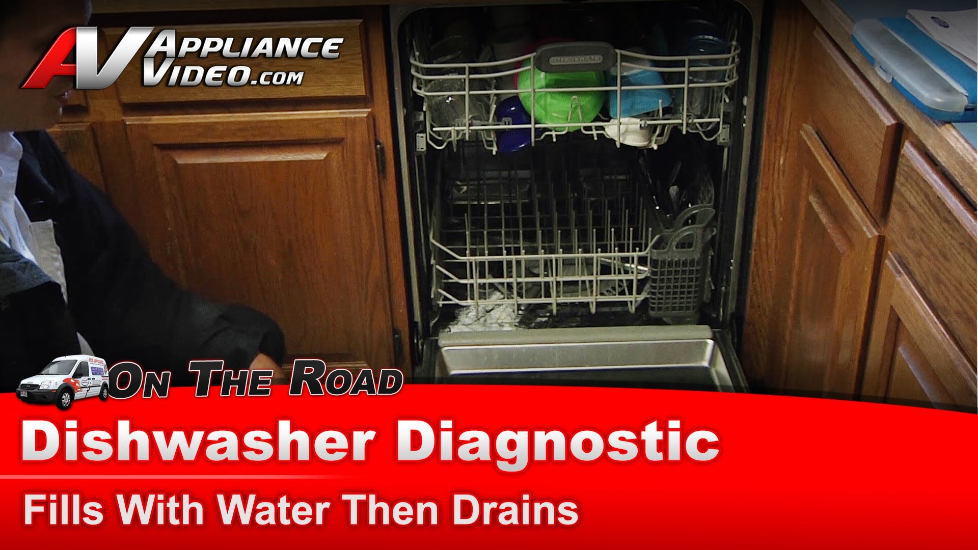 Whirlpool KUDP01DLBL2 Dishwasher Diagnostic Fills with water then