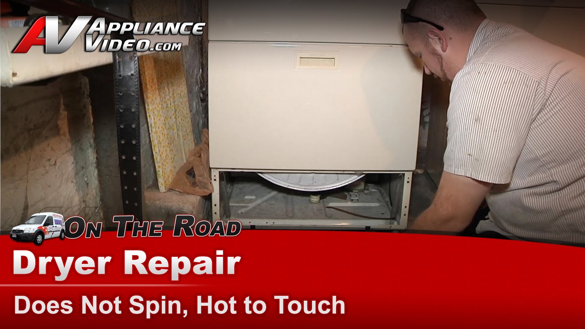 Whirlpool LER7646D20 Dryer Repair Does not spin, hot to touch Dryer