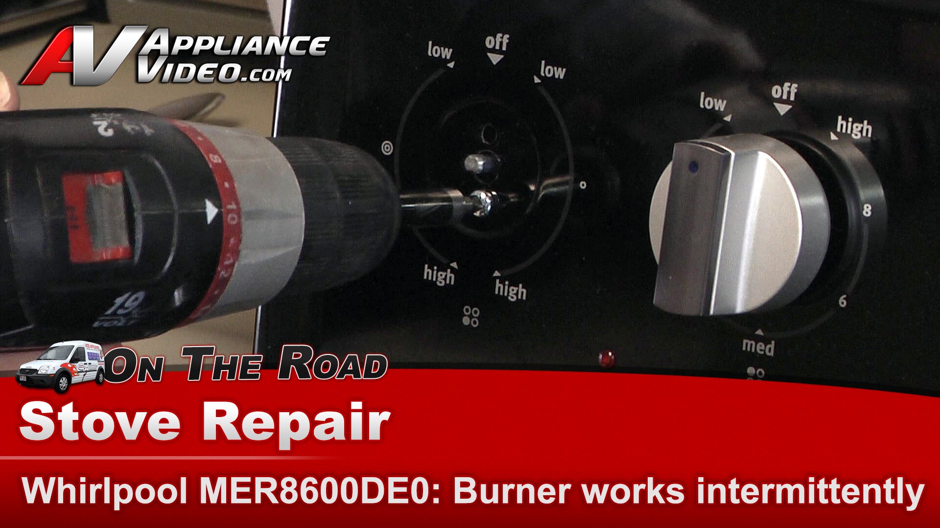 whirlpool flat top stove burner not working
