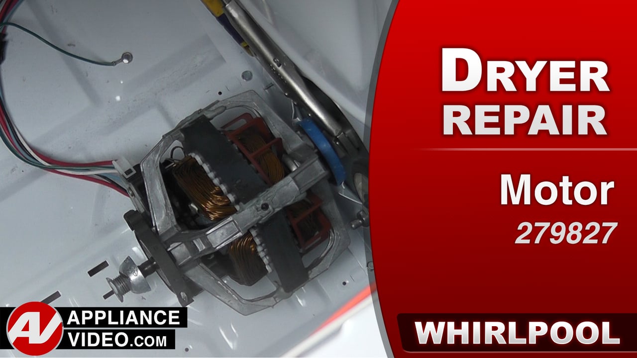 Whirlpool WED4800XQ Dryer – Drum will not turn – Motor