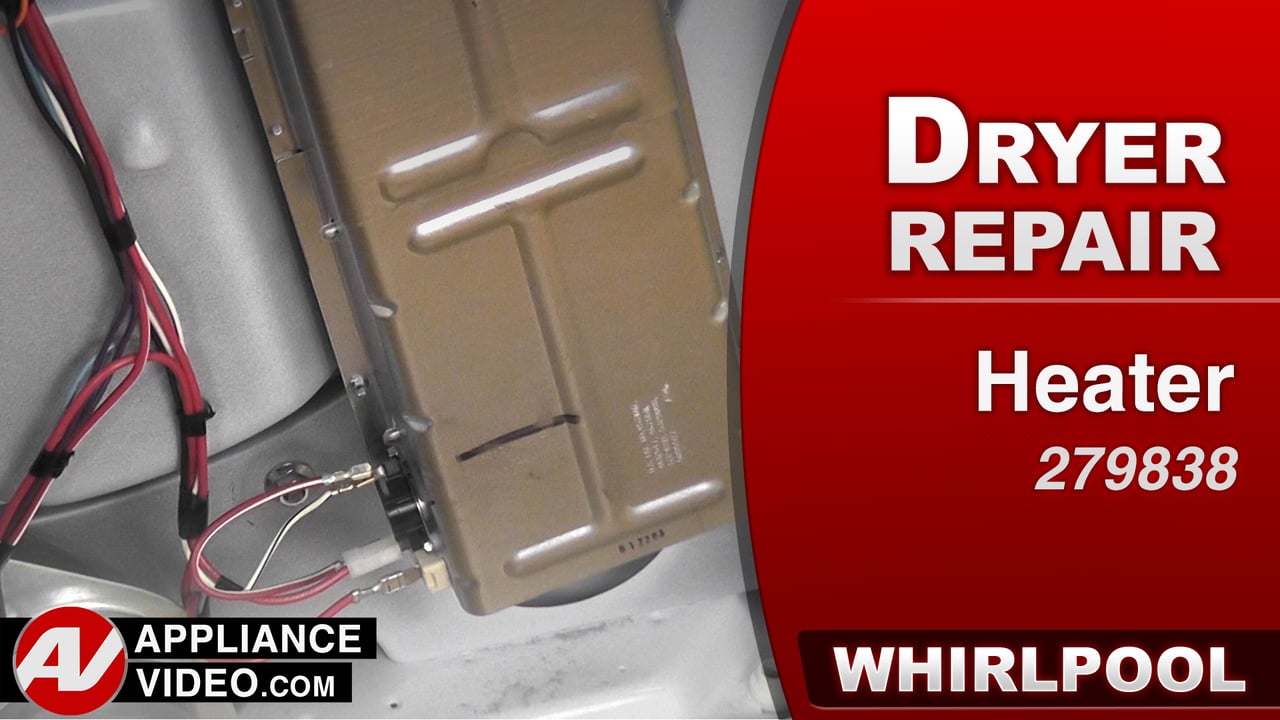 Whirlpool WED4800XQ Dryer – Will not heat up – Heater