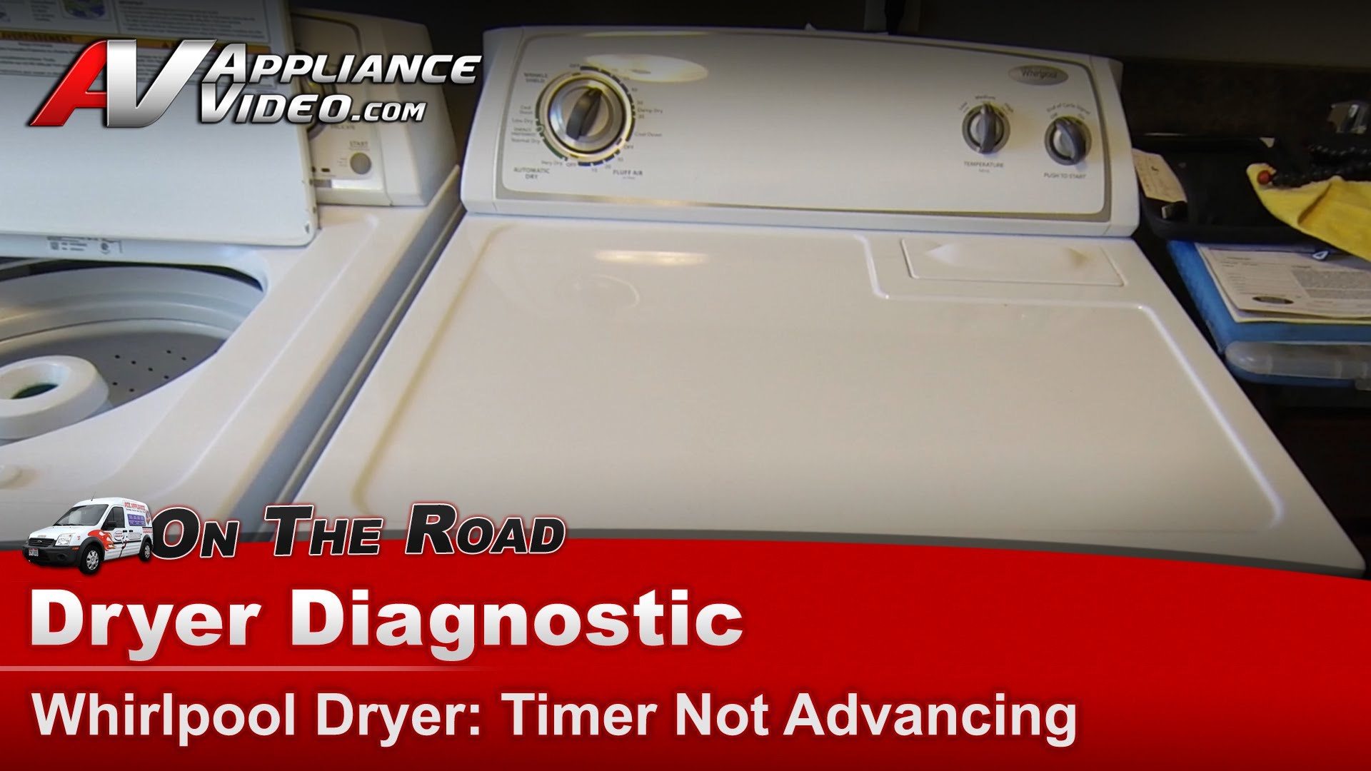 Whirlpool WED4800XQ1 Dryer Diagnostic Timer not advancing Timer