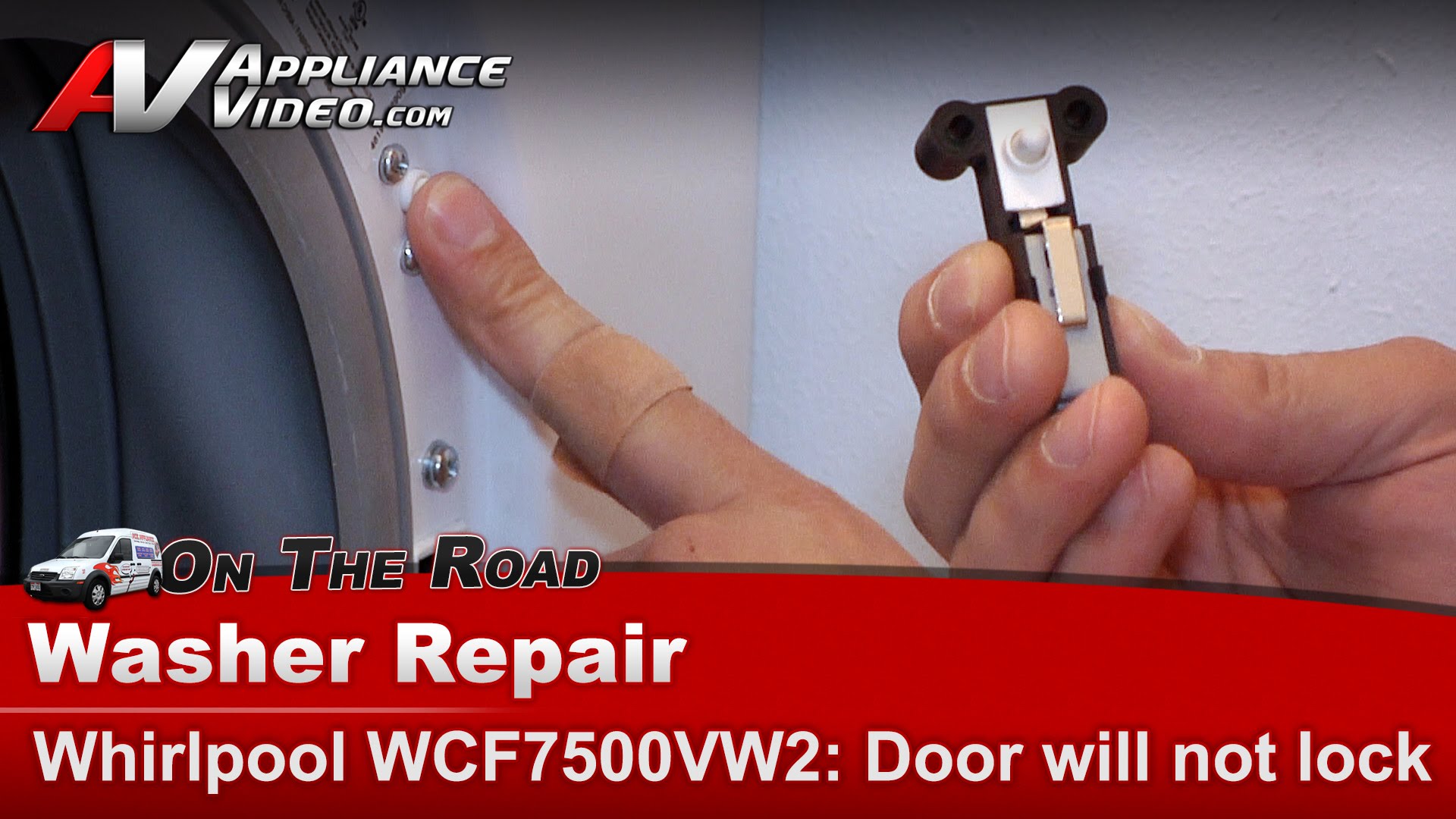 Whirlpool WFC7500VW2 Washer Diagnostic Repair Door will not lock