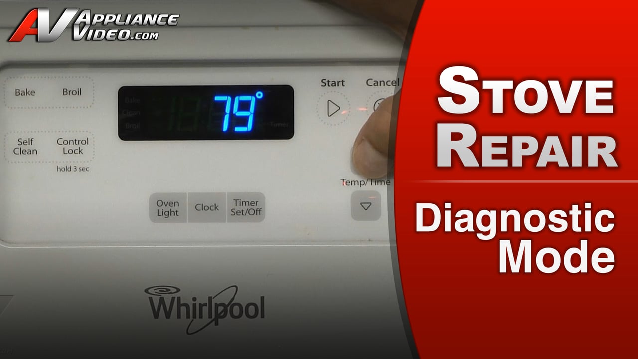 Whirlpool WFE510S0AW0 Stove – Diagnostic-Mode – Oven Control