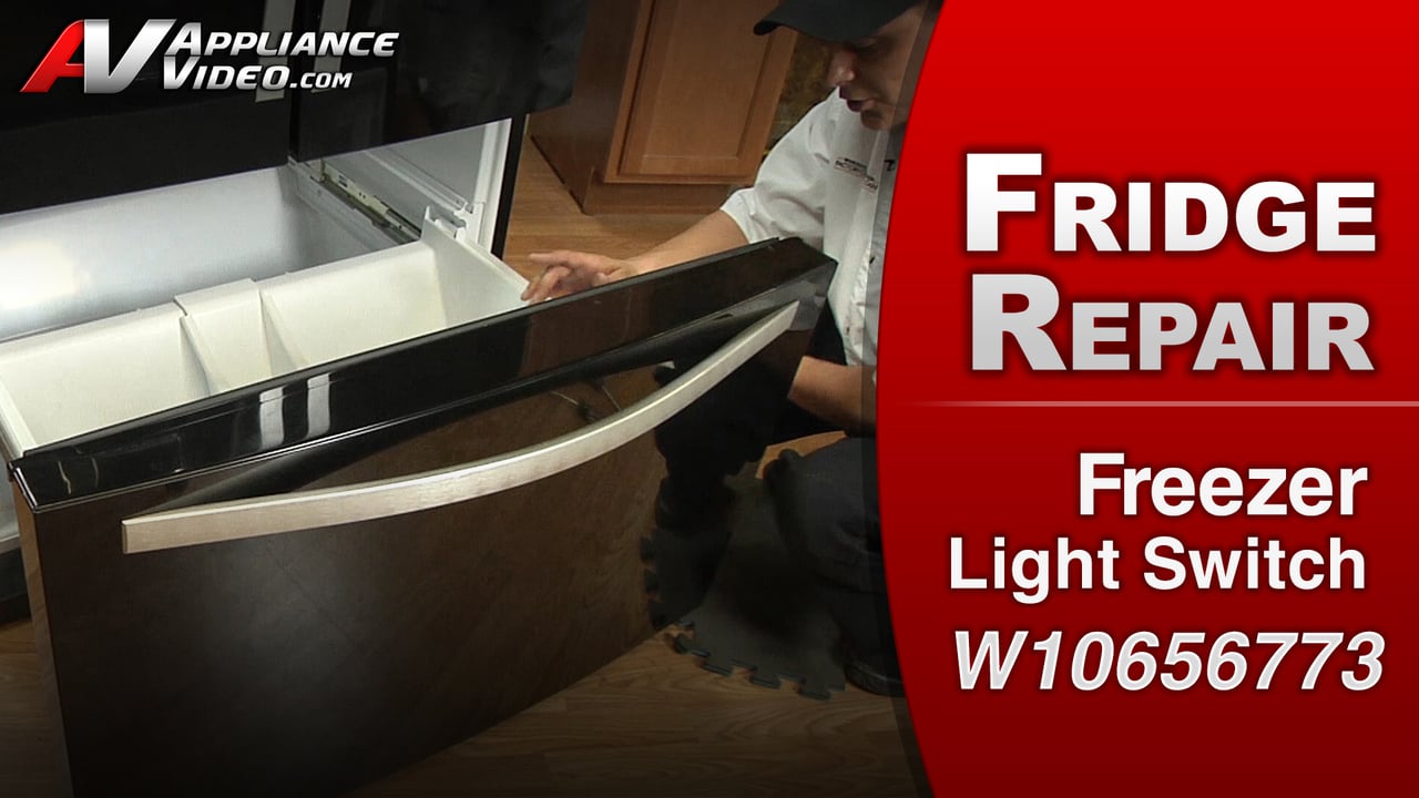 Whirlpool WRF989SDA Refrigerator – Freezer light will not come on – Freezer Light Switch