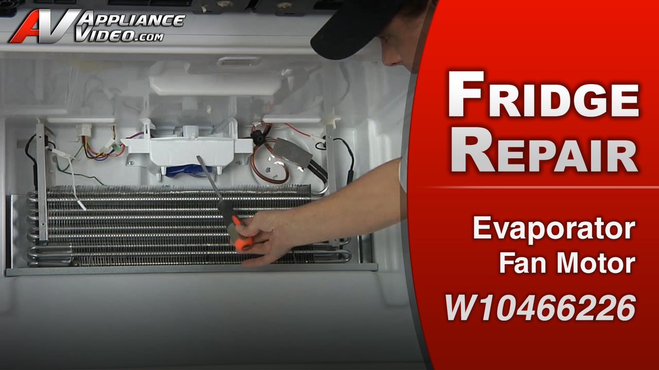 Whirlpool WRF989SDA Refrigerator – Not cooling – Evaporator Fan Motor