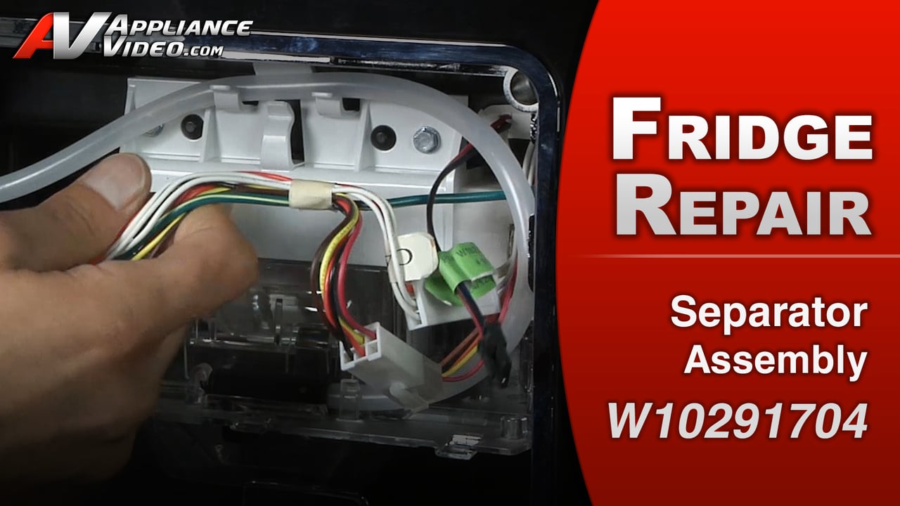 Whirlpool WRF989SDA Refrigerator – Will not dispense Ice – Separator Assembly