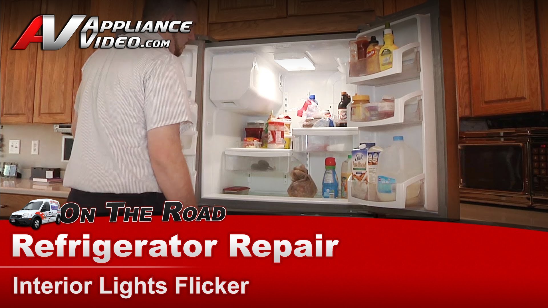 Whirlpool WRX735SDBM00 Refrigerator Repair Interior lights flicker