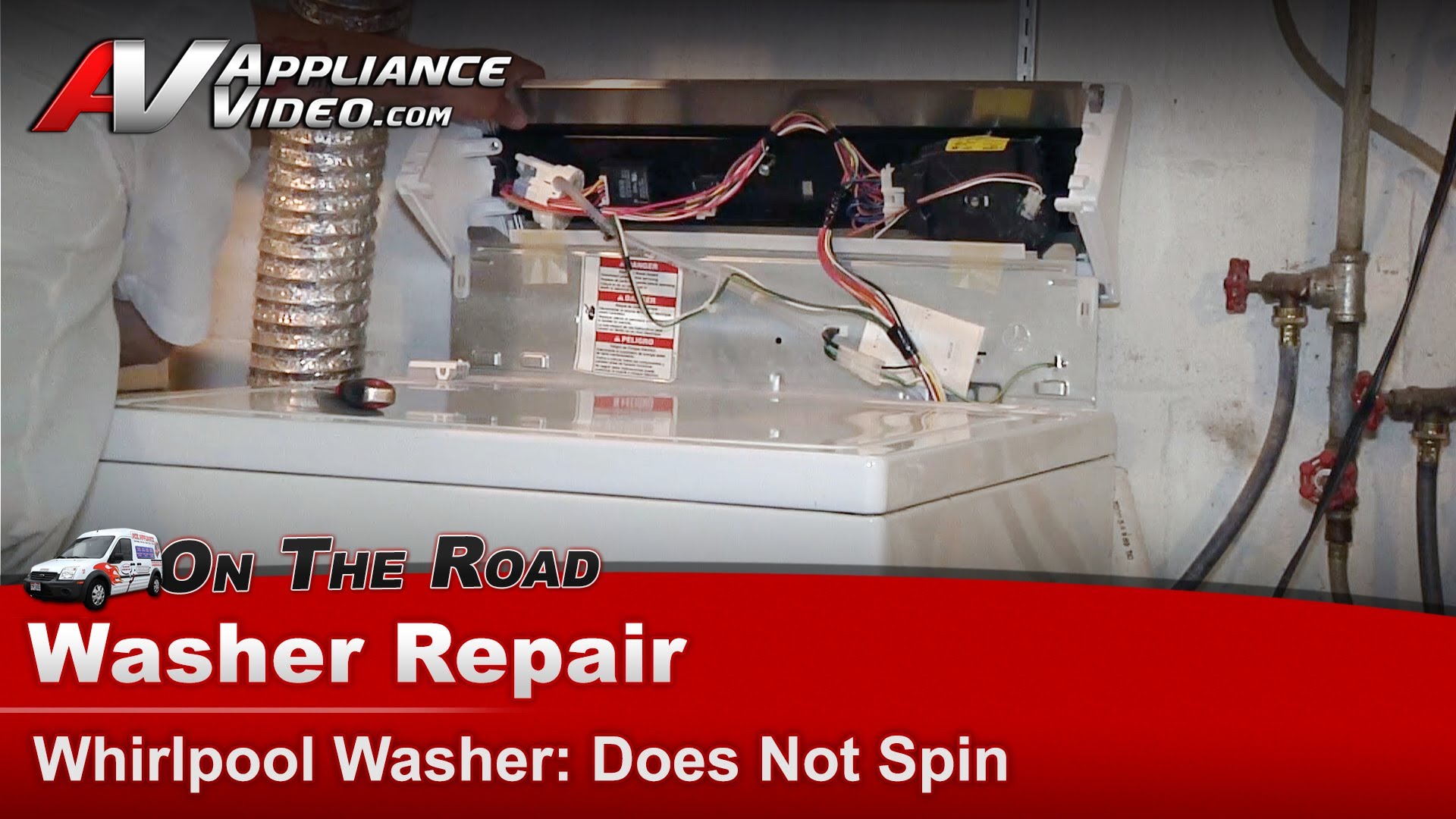 Whirlpool WTW5300VW1 Washer Repair – Does not spin – Motor ... whirlpool upright freezer wiring diagram 