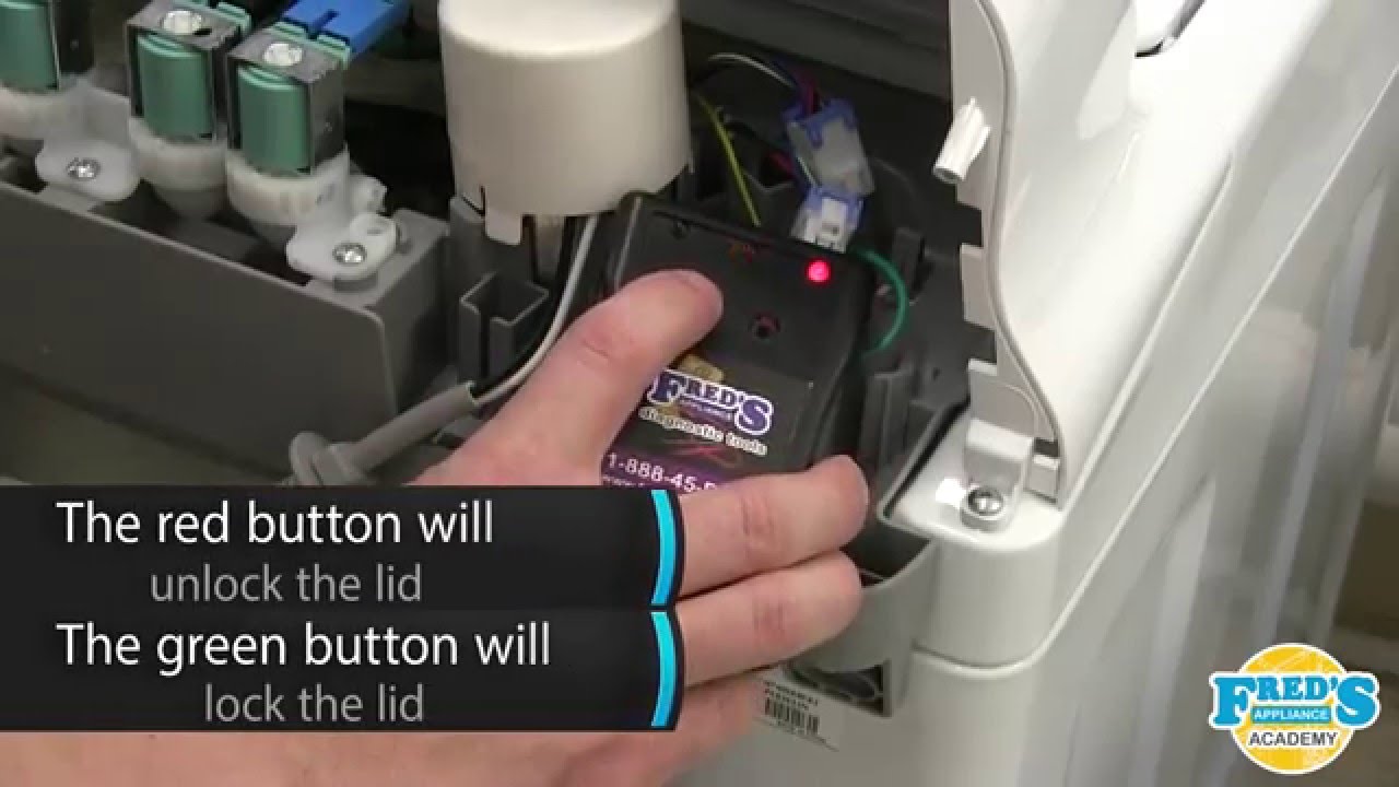 Fred’s Tools Samsung Washer Lid Lock Tool Appliance Video
