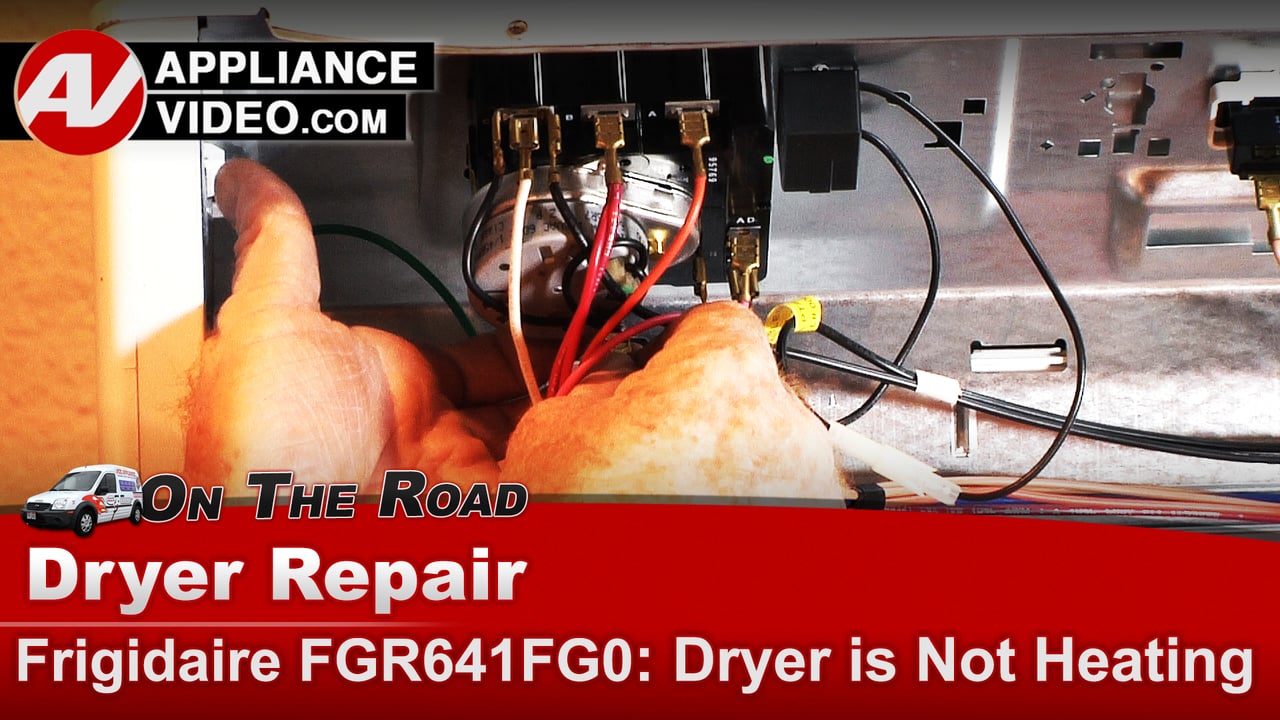 Frigidaire Dryer Timer Not heating Appliance Video