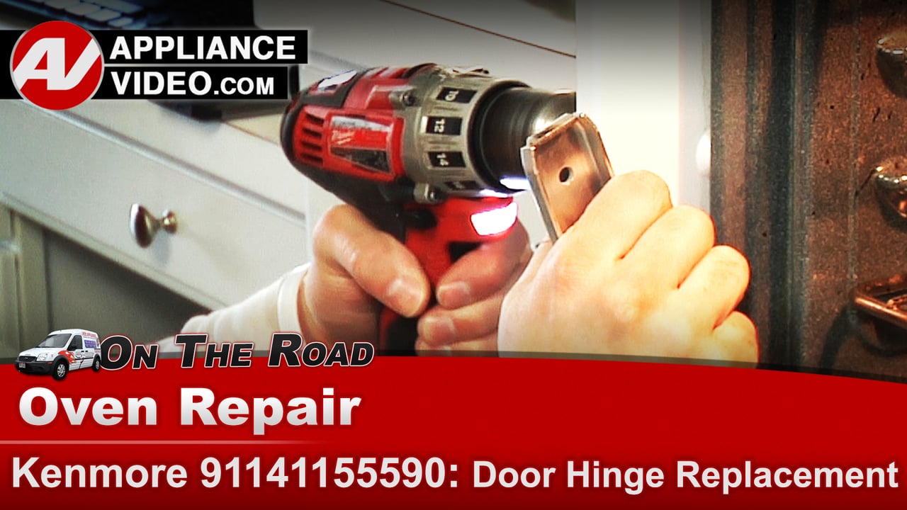 Kenmore Oven Left Door Hinge Door not properly closing Appliance