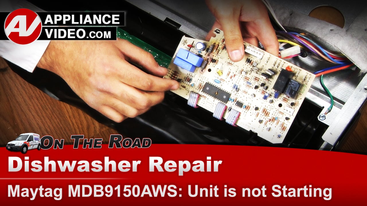 Maytag Dishwasher Electronic Control Unit will not start