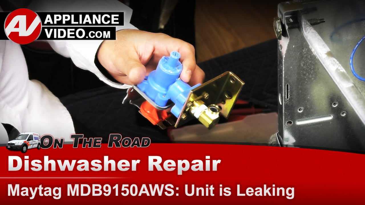Maytag Dishwasher Water Inlet Valve Unit is leaking Appliance Video