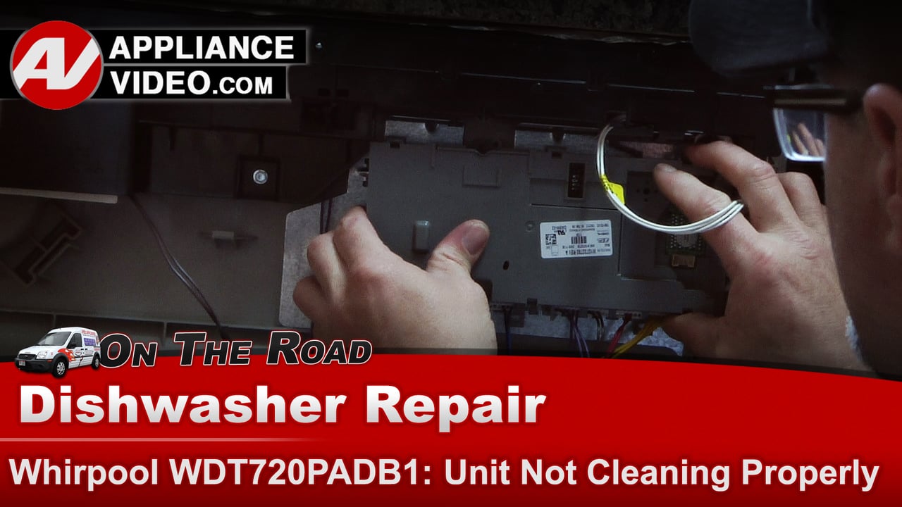 Whirlpool Dishwasher Control Board Not cleaning properly