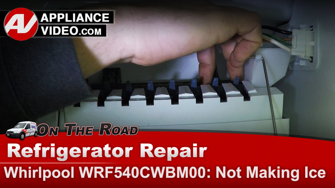 Whirlpool Refrigerator WRF540CWBM00 Not making ice Appliance Video