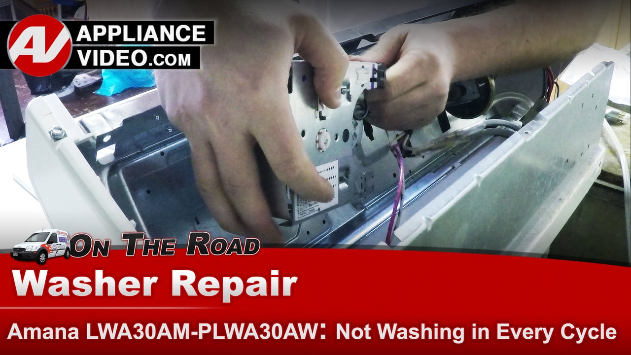 Amana Washer Timer Not turning on Appliance Video
