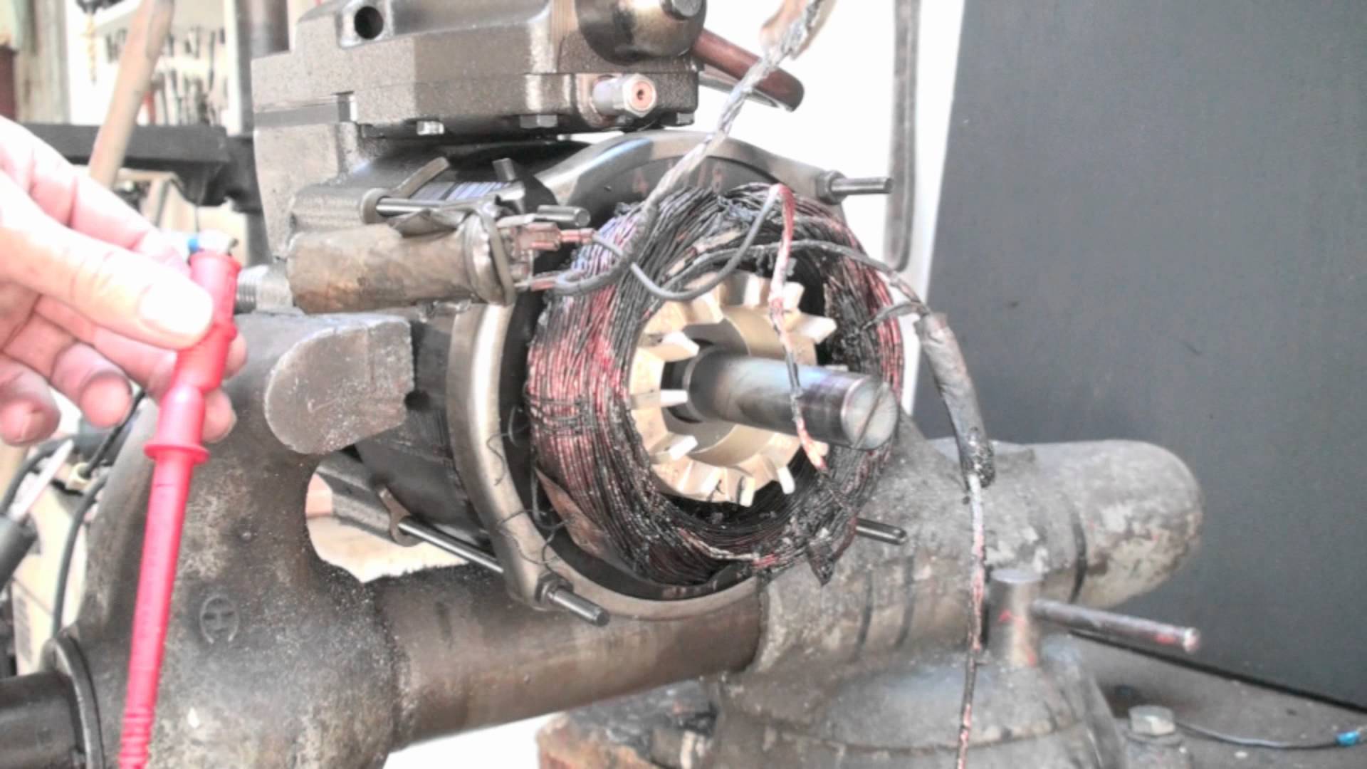 Examining a Burned out Compressor Appliance Video